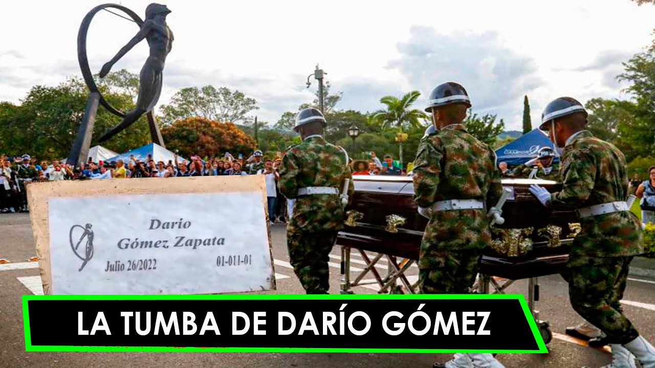 LA TUMBA DE DARÍO GÓMEZ, EL REY DEL DESPECHO DE COLOMBIA
