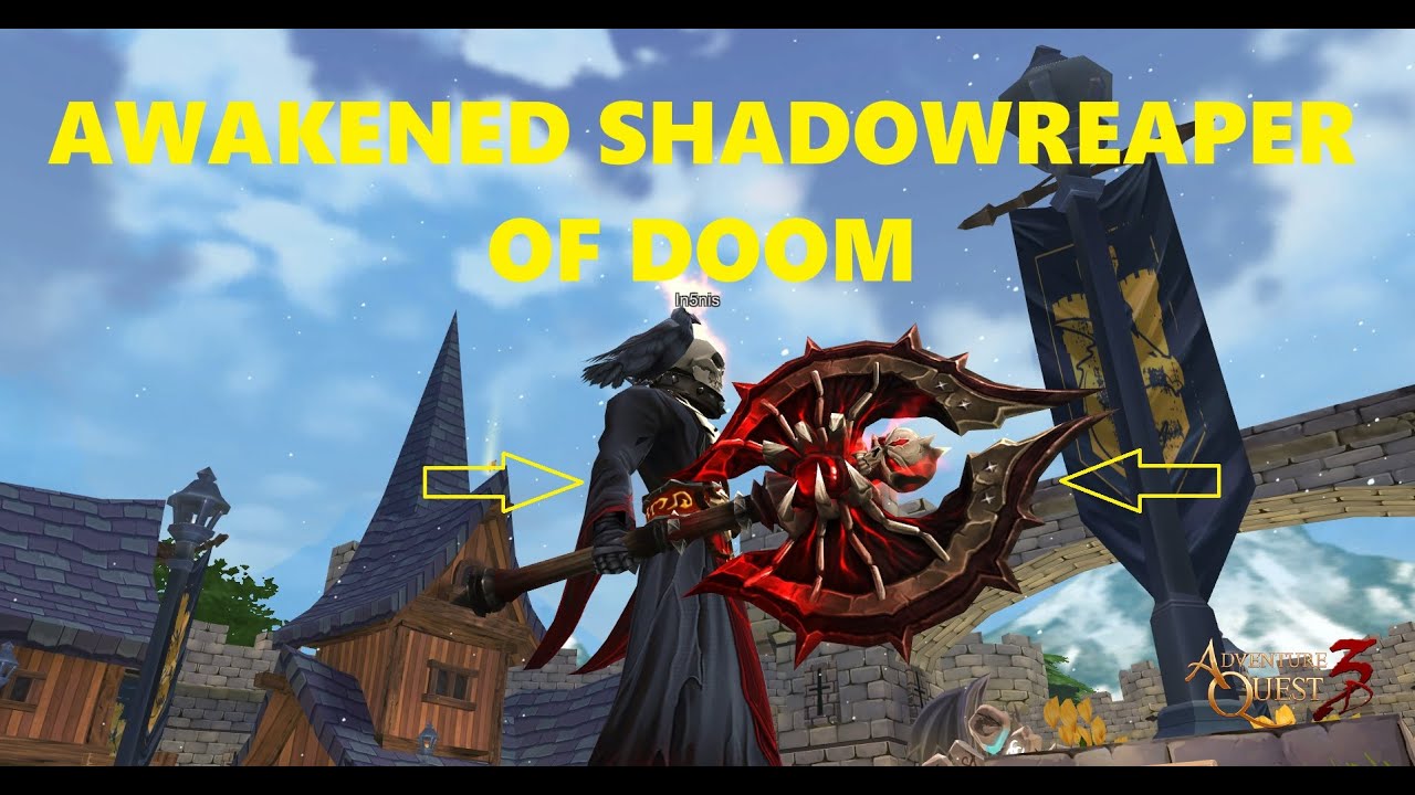 AQ3D Awakened ShadowReaper of Doom is Done!  #aq3d #spellforge #crafting #howto