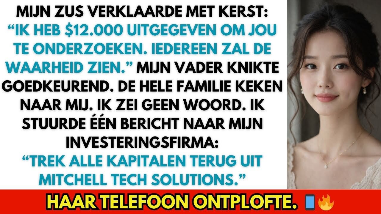 Mijn zus betaalde €12.000 om te “bewijzen dat ik niemand was” — toen verloor haar startup €3,2M