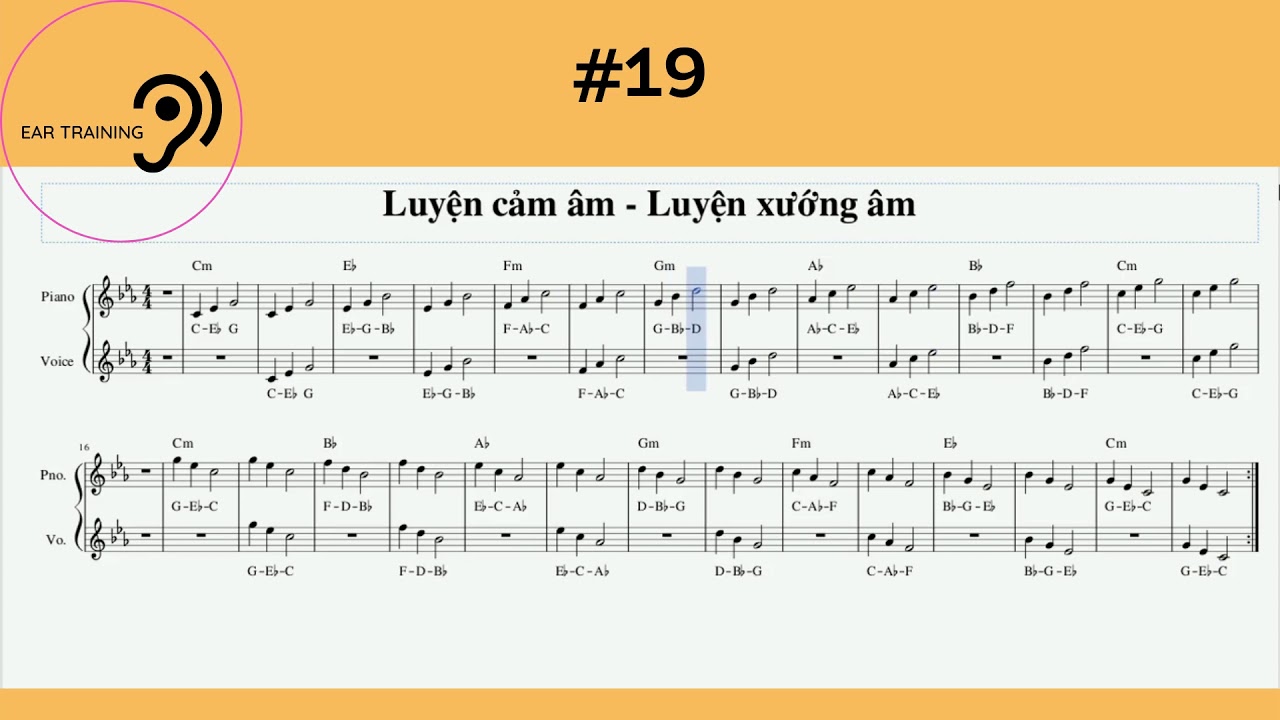 Ear training and Sight-singing (Exercise 19)