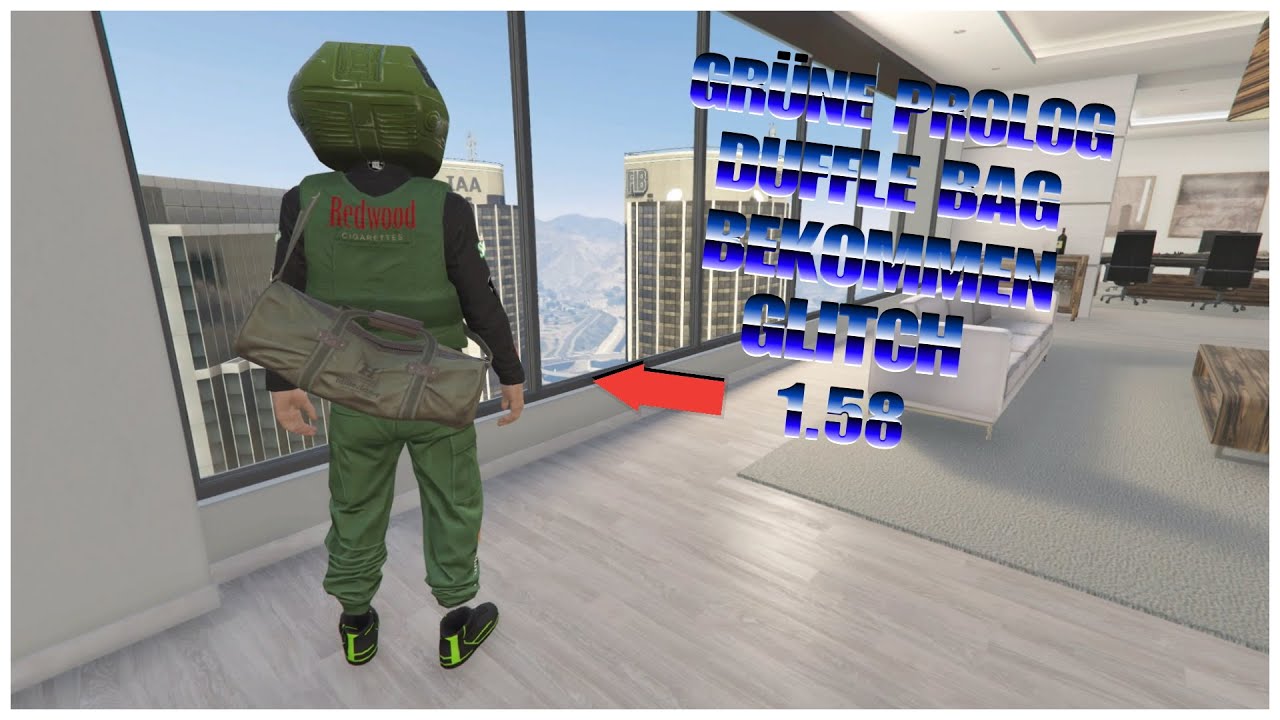 GRÜNE PROLOG DUFFLE BAG BEKOMMEN & ABSPEICHERN GLITCH 1.58 DEUTSCH/GERMAN