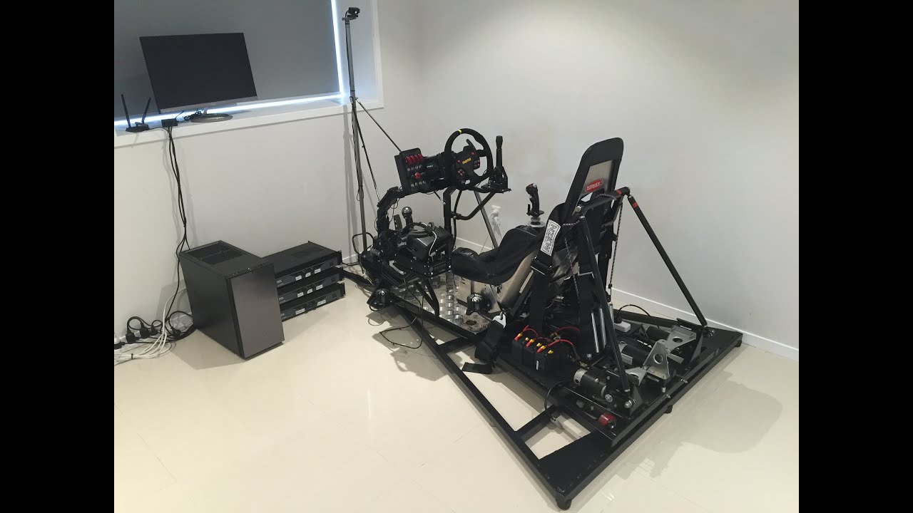 Testing the rear traction loss on my DIY Motion Simulator - iRacing