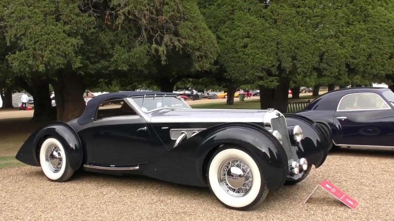 Concours of Elegance 2022 - A Walk Around the 1938 Delage D8 120 De Villars