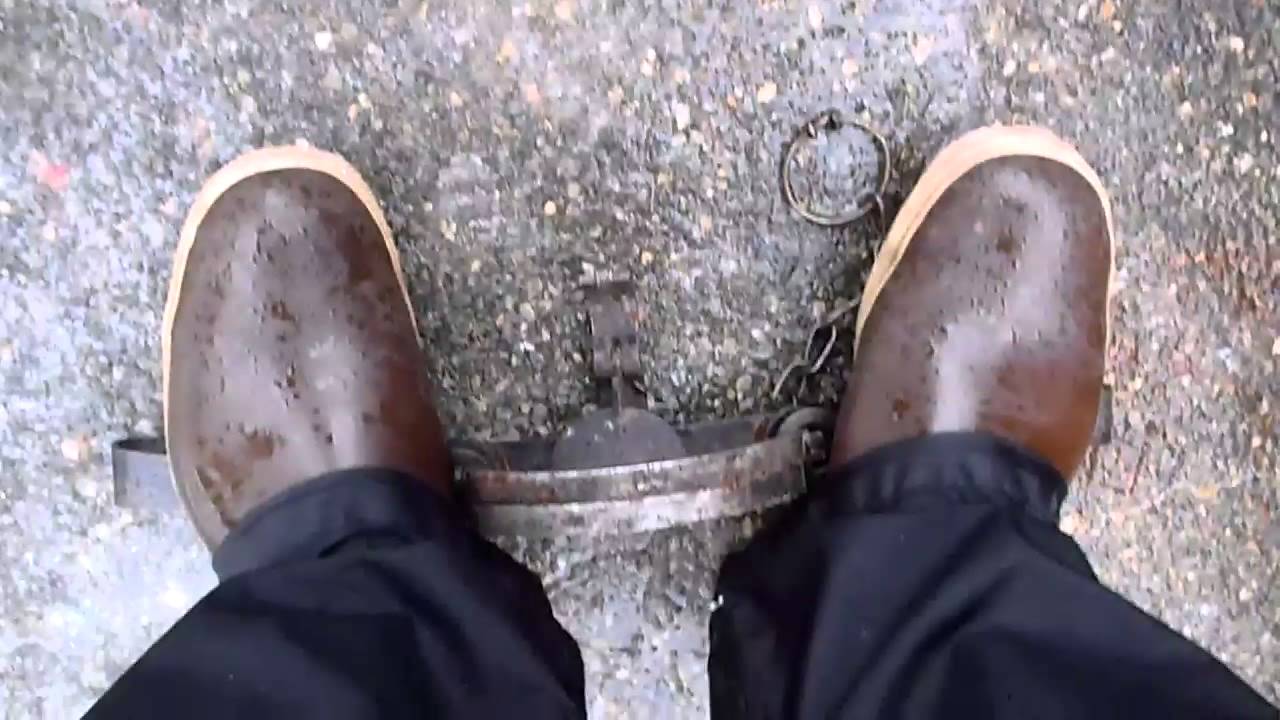 How to open a leg hold trap with long springs