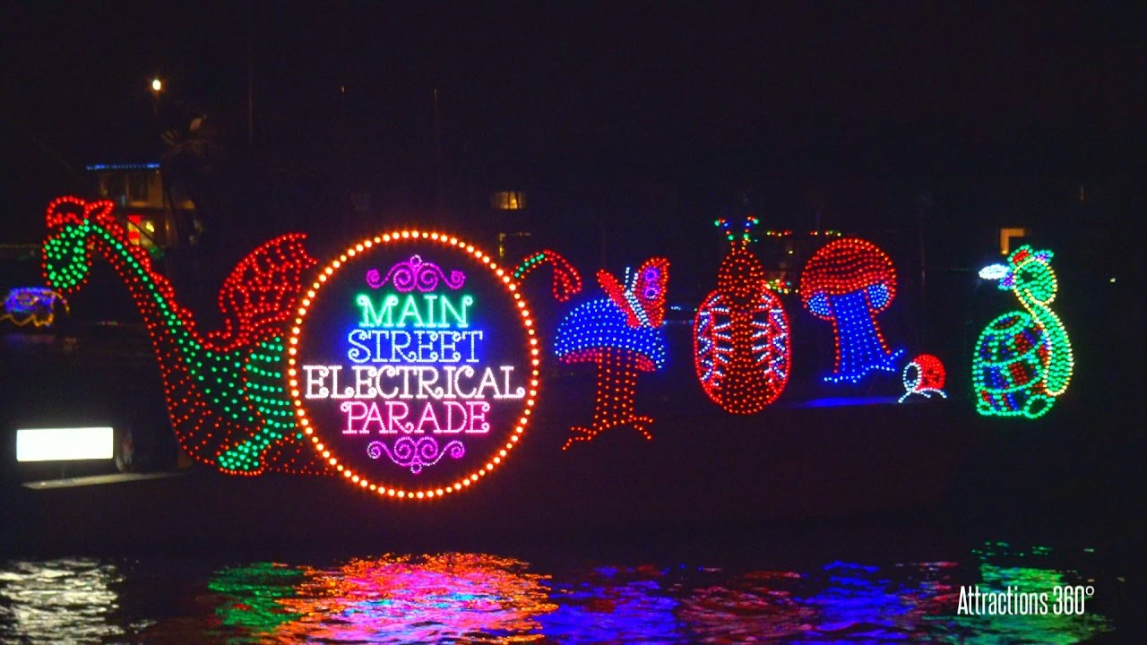 Main Street Electrical Parade Boat - Newport Beach Christmas Boat Parade