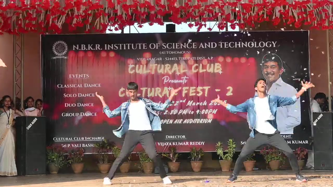 NBKRIST CULTURAL FESTIVAL 2K25 DUO PERFORMANCE | COLLEGE DANCE PERFORMANCE