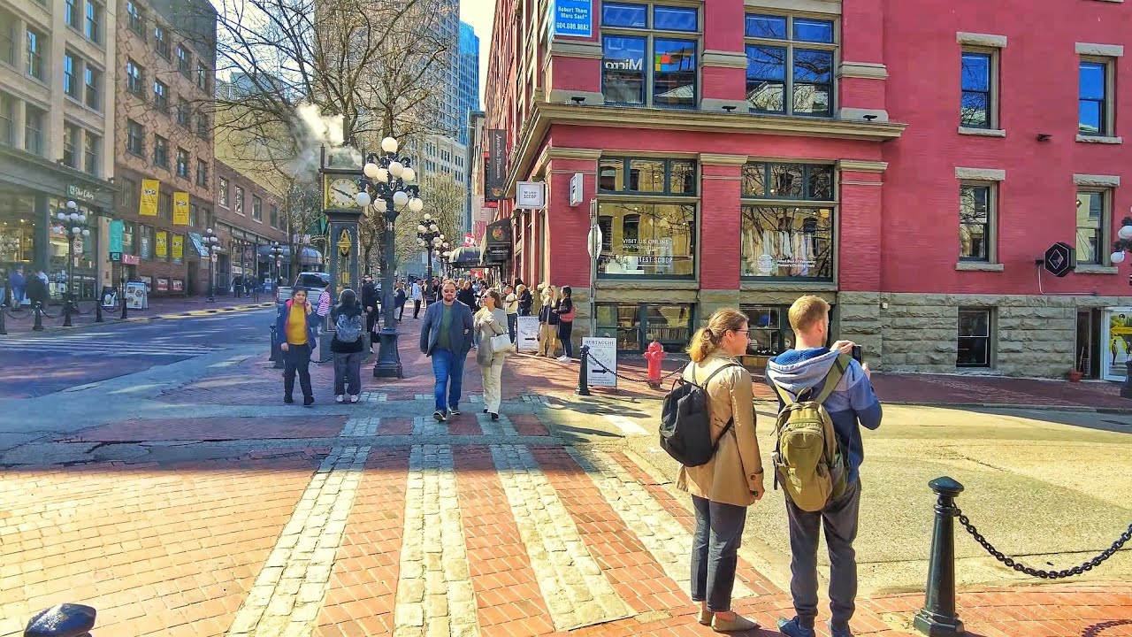 Vancouver Walk - Yaletown to Gastown, Downtown (Narrated)