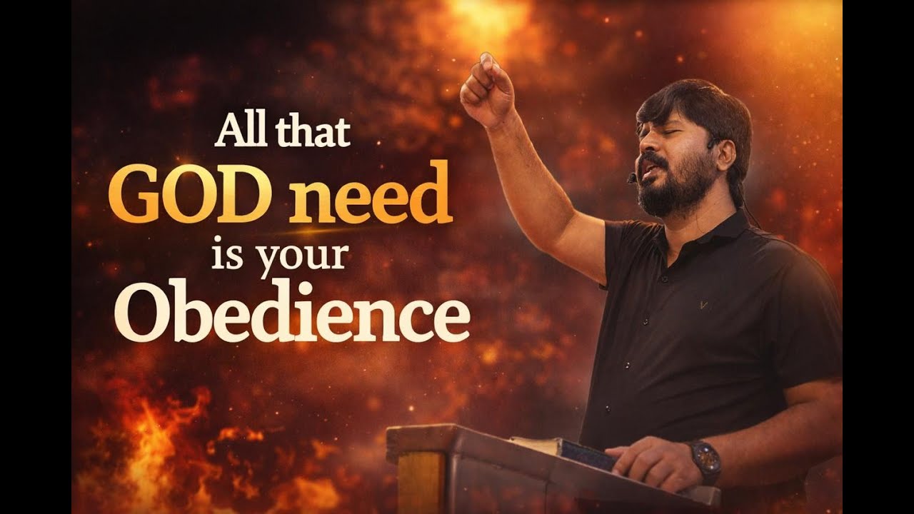 08  FEB  2025 | ALL THAT GOD NEED IS YOUR OBEDIENCE|SERMON BY PAS.RAVI |JJPM