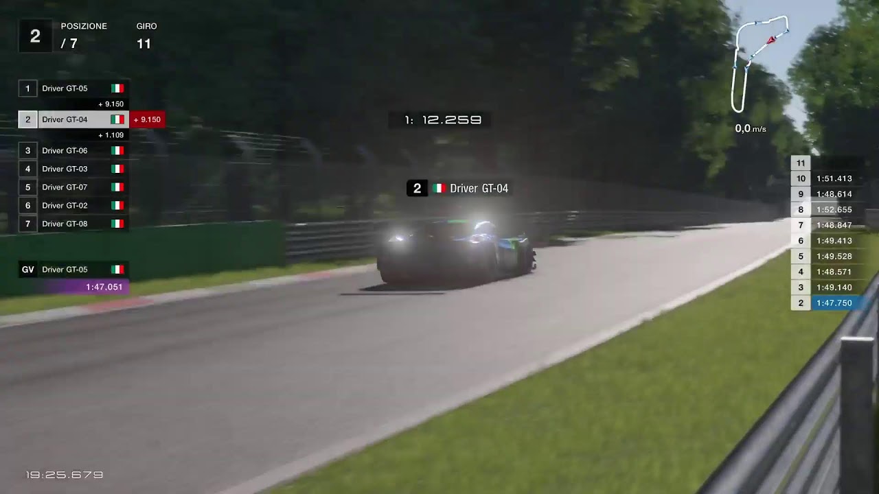 E-sport race LAGUNA SECA - MONZA 14 gen | centro di simulazione GTgarage-SIMracing | GT7