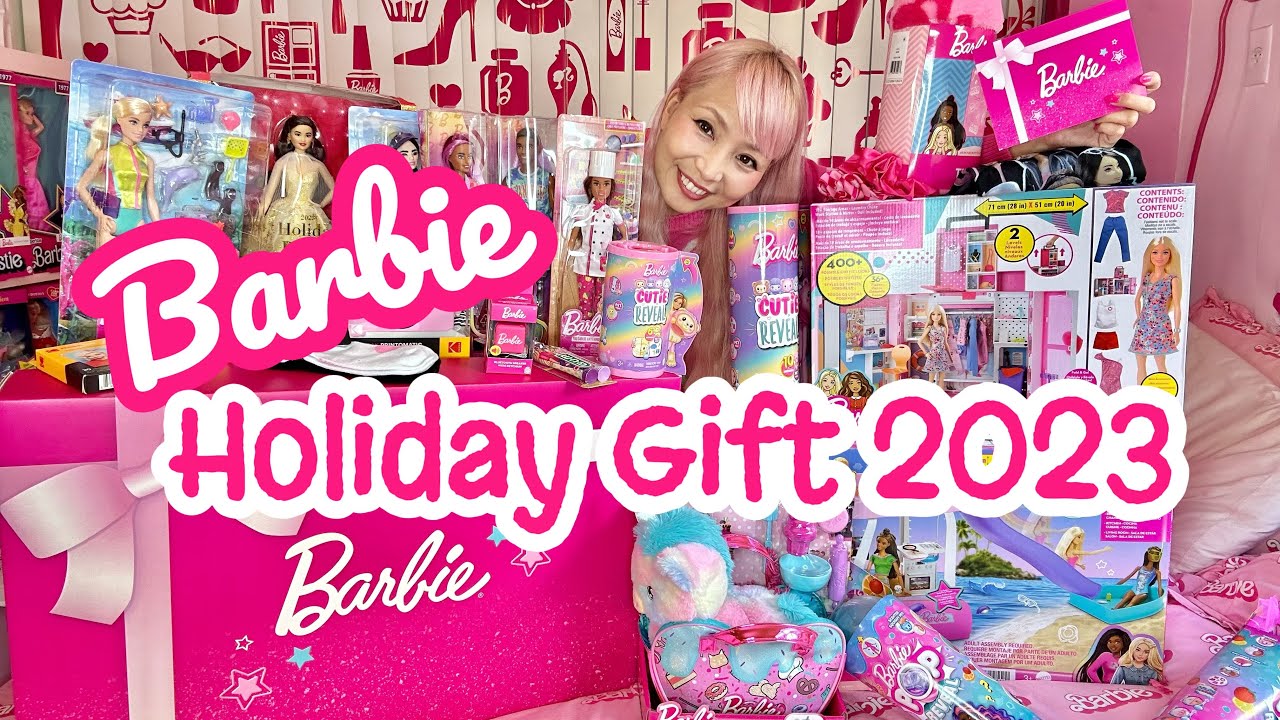 Barbie PINK HOLIDAY GIFT SET from Mattel Santa!!! Gift Ideas 2023