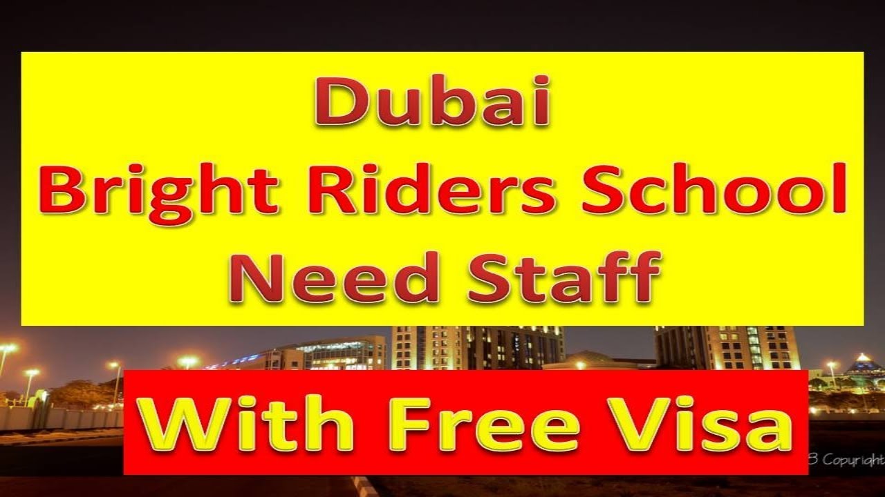 Dubai School Jobs With Free Visa Apply Fast Salary 9000AED | Hindi Urdu |