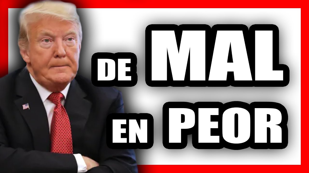 TRUMP SE HUNDE MAS EN EL DESASTRE de IR&Aacute;N y NOS ARRASTRA a una MAYOR CAT&Aacute;STROFE