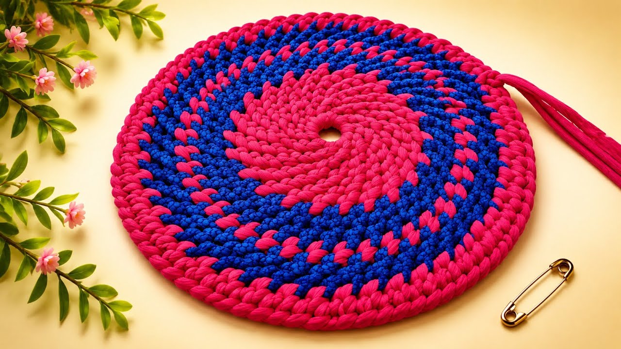 Paydan bnane ka tarika, How to make doormat with Safety pin, Paydan, Home Creativity 🌼