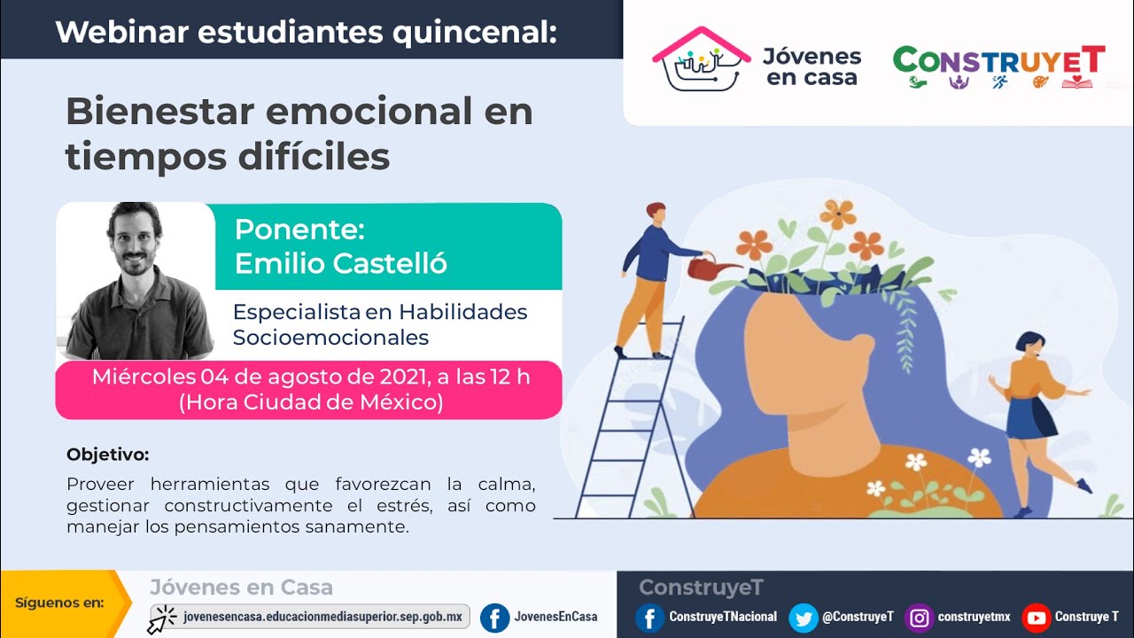 Bienestar emocional en tiempos dif&iacute;ciles