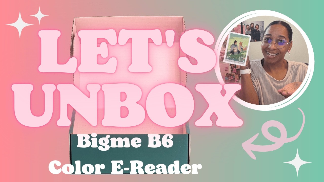 Распаковка: электронная книга Bigme B6 Color