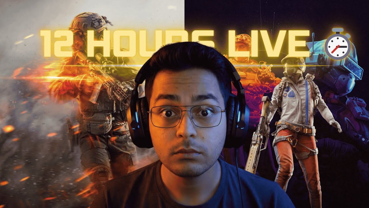 12 HOURS LIVE 🔴 Gaming Marathon | BF6 & ARC Raiders Chaos