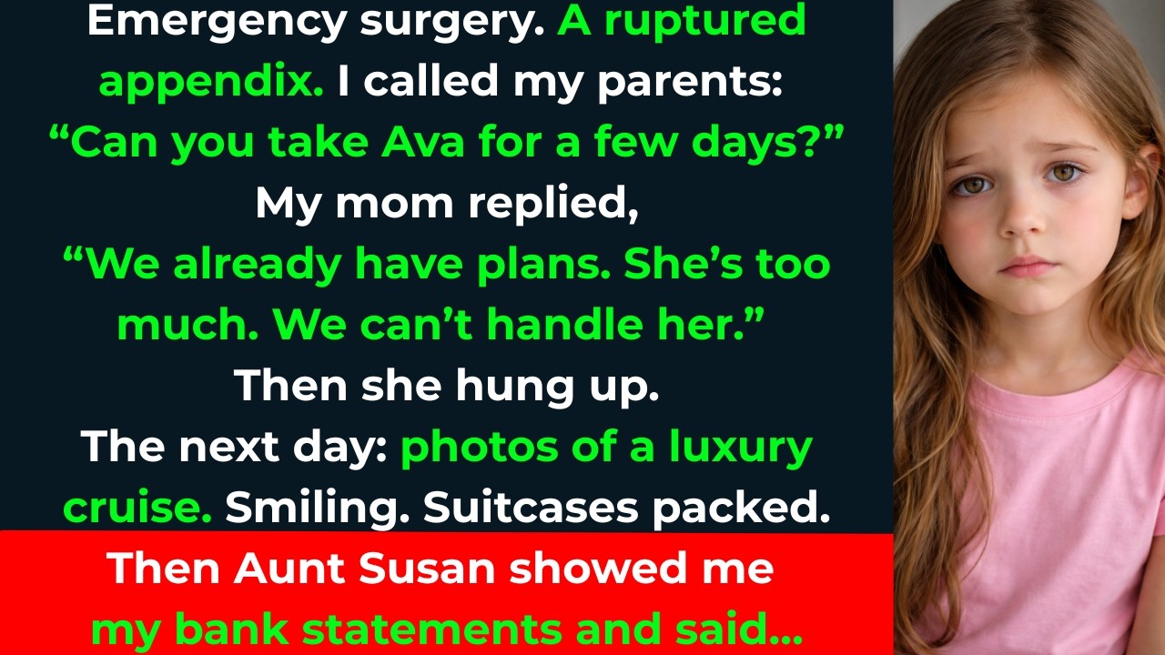 When I Was Hospitalized, My Parents Called My 8-Year-Old “Too Much” and Refused to Help