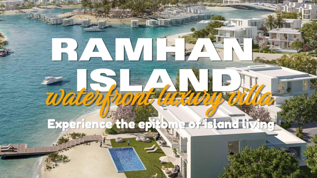 Waterfront Living in Ramhan Island, Abu Dhabi | Private Beach | 5 Bed Luxurious Villa