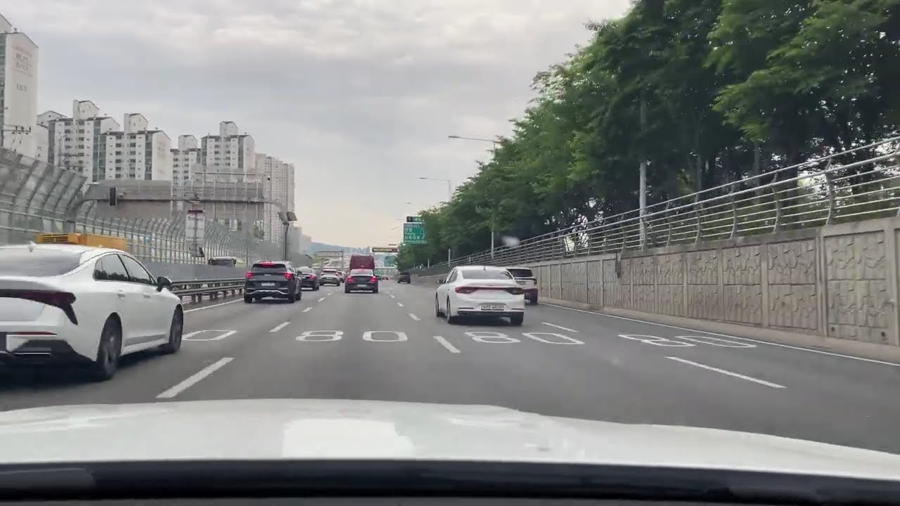 Drive From Omokgyo Station To Nonhyeon Station In Incheon  오목교역에서 인천논현동으로 운전하다
