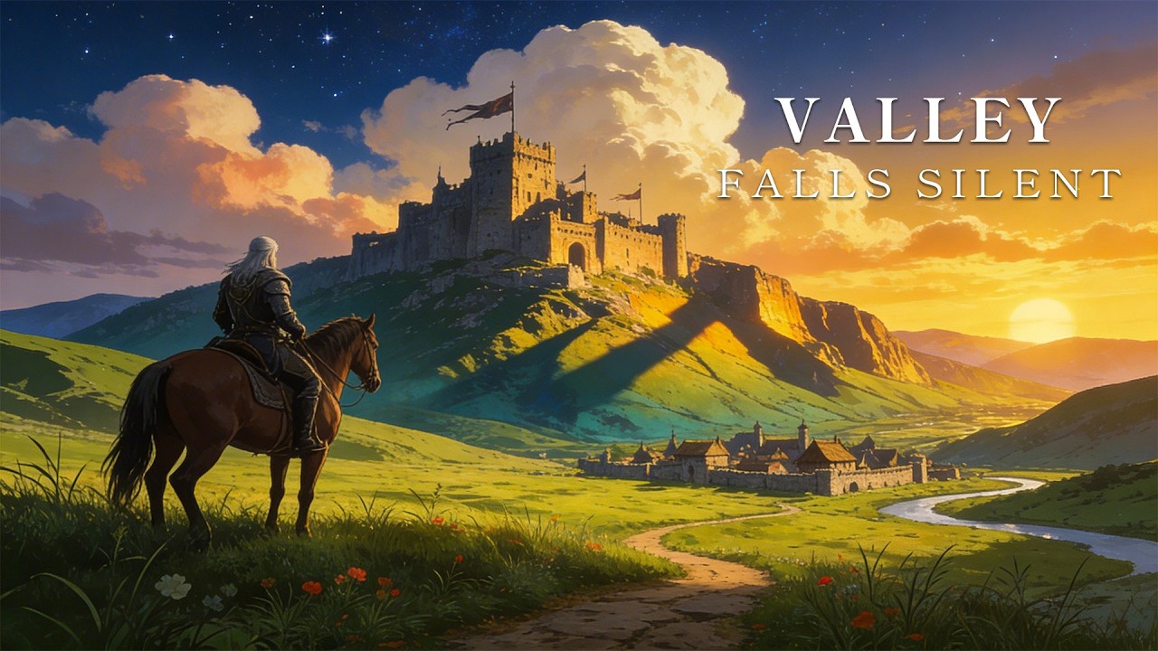 When the Valley Falls Silent | Fantasy Medieval Music for Deep Sleep & Calm