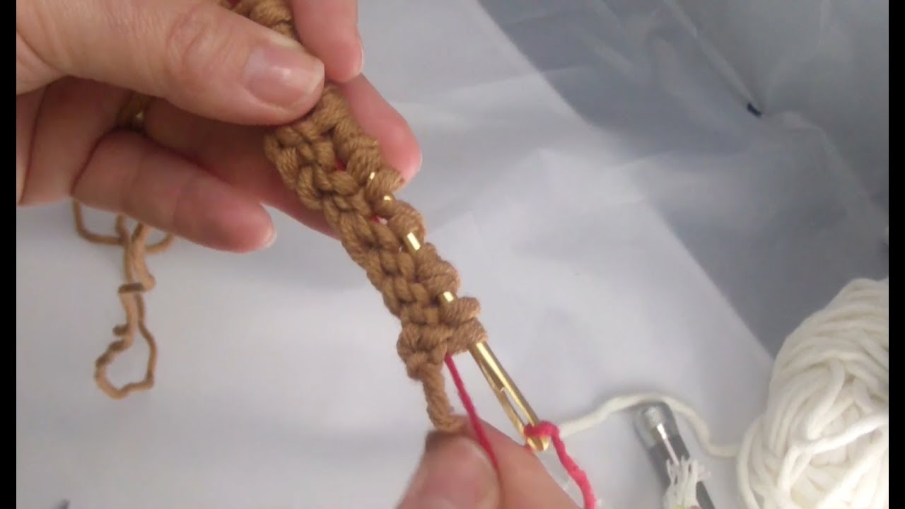 Knooking - Patent Pattern in One Color
