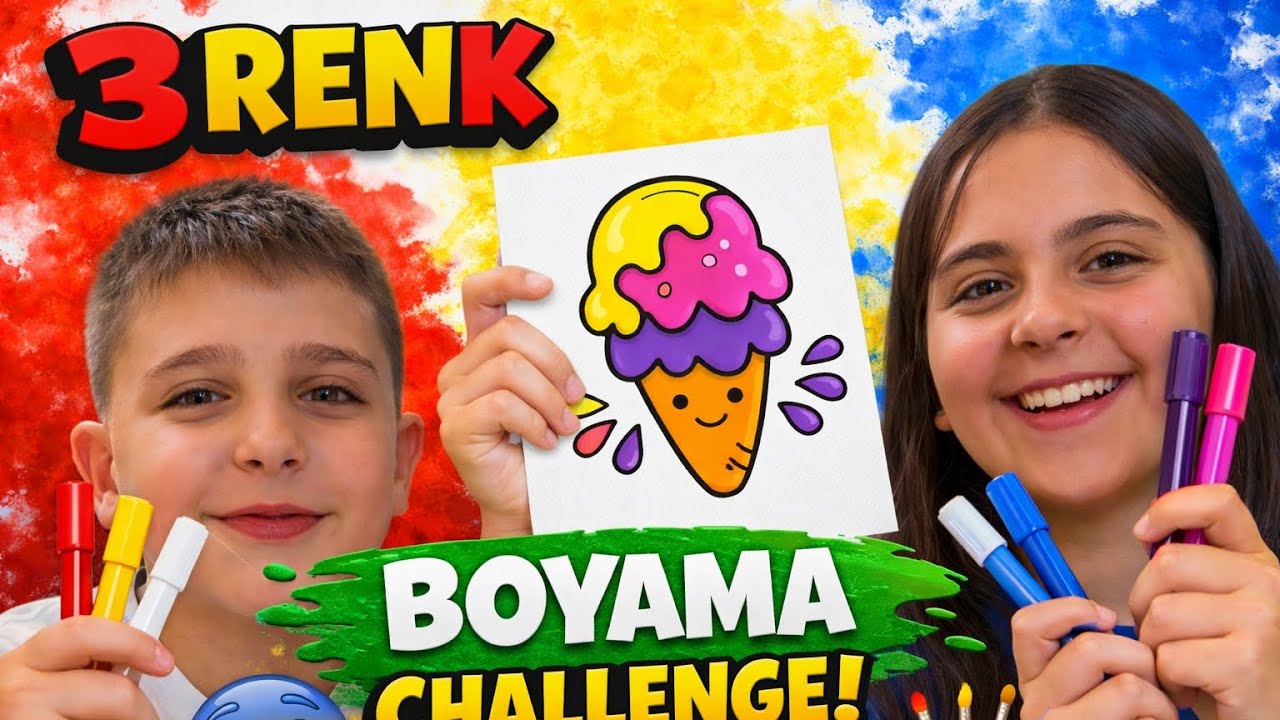 3 RENK BOYAMA CHALLENGE