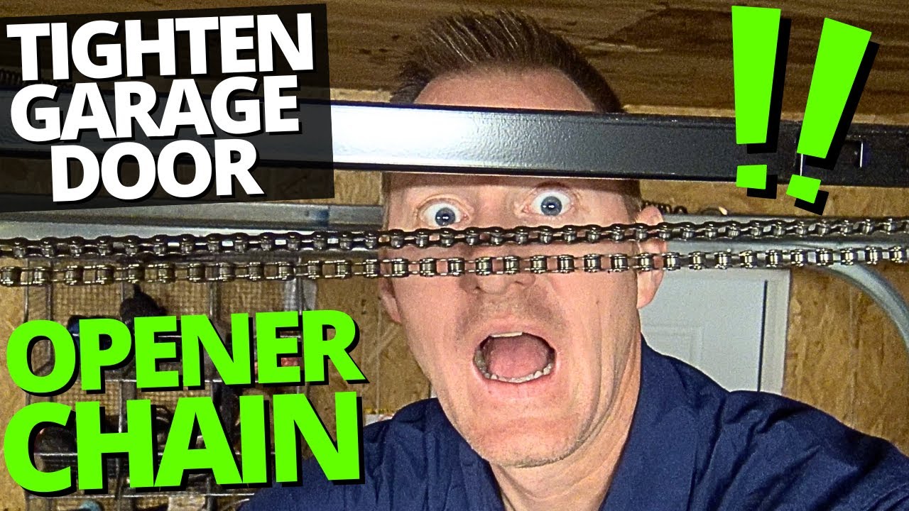How to Tighten the Chain on a Garage Door Opener in Dallas Ft Worth TX