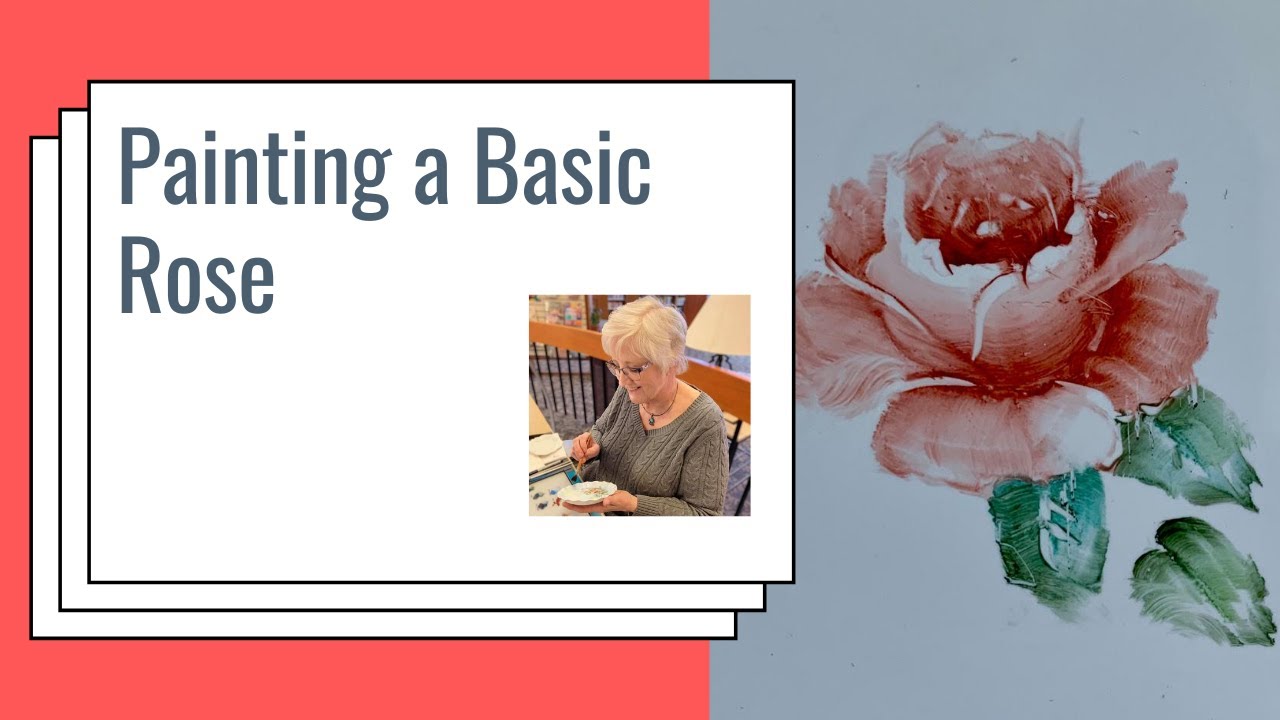 Learn to China Paint/Porcelain Painting: Painting a Basic Rose