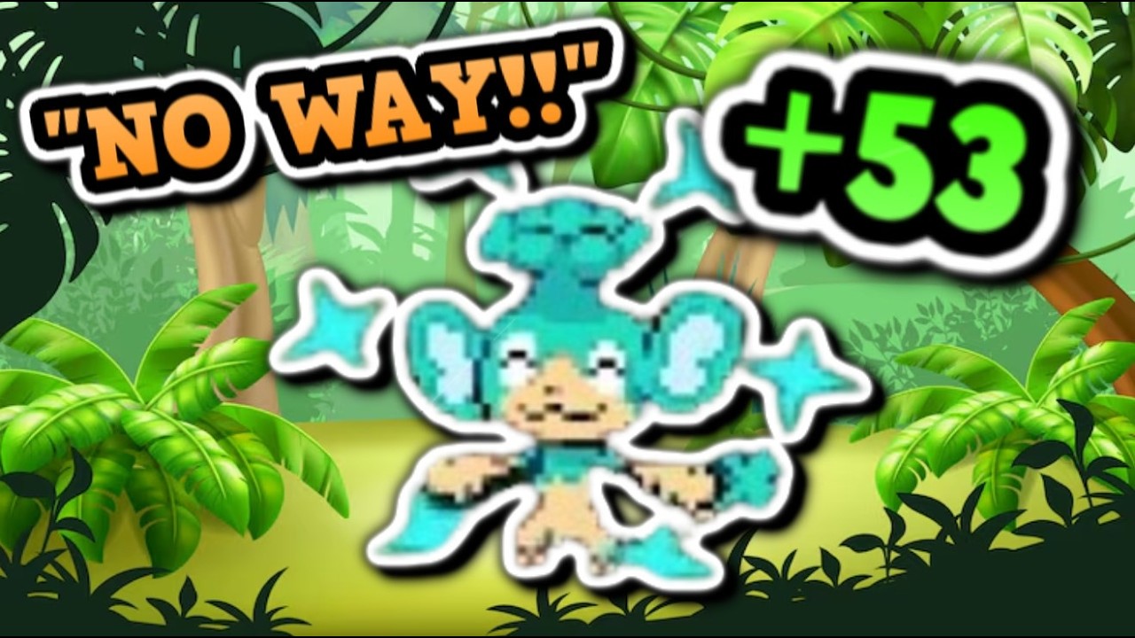 RARE Shiny Panpour On Iron Man @14K Encounters - PokeMMO Shiny React