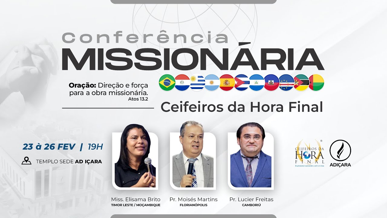Conferência Missionária - Ceifeiros - Pr. Lucier Freitas - 26 02 2025