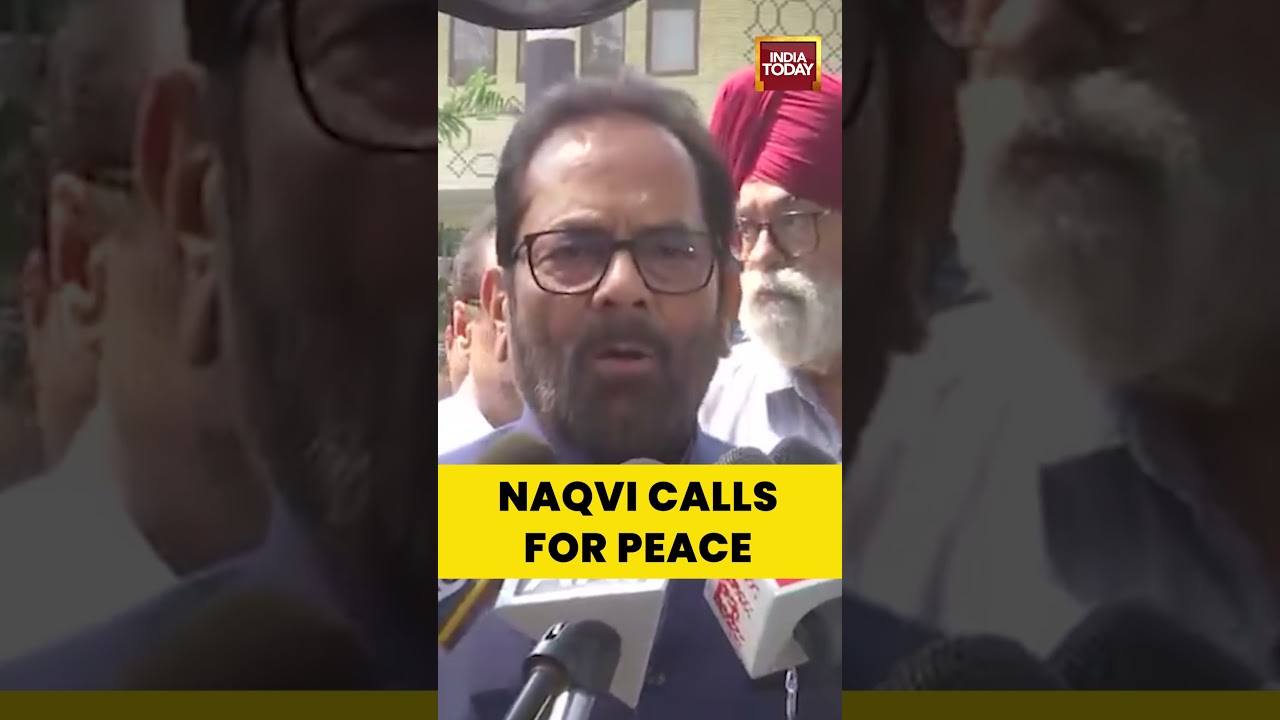 Mukhtar Abbas Naqvi Pays Tribute To Ayatollah Khamenei, Calls For Peace Amid Crisis