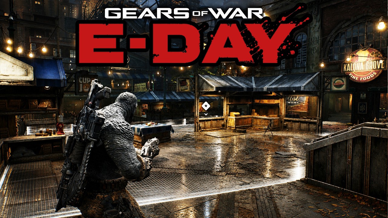 Геймплей мультиплеера Gears of War E-Day: режим CONQUEST!