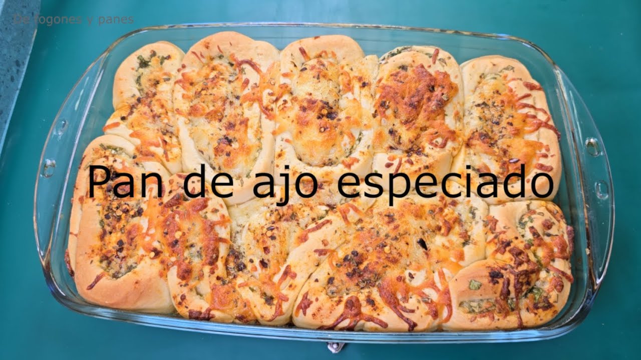 Pan de ajo especiado, sabrosísimo pan con un toque especial