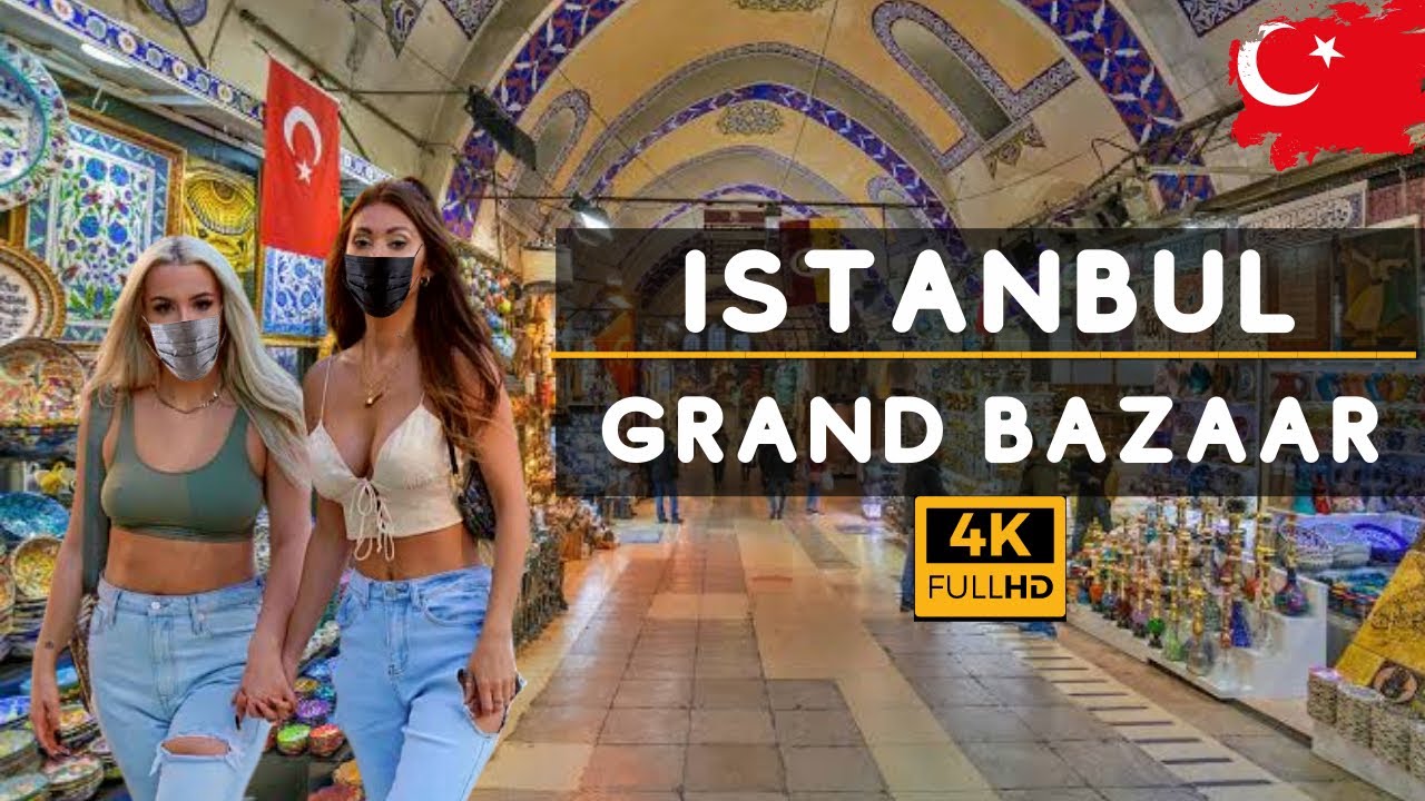 Istanbul Grand Bazaar Walking Tour 20 September 2021 | 4K UHD 60fps
