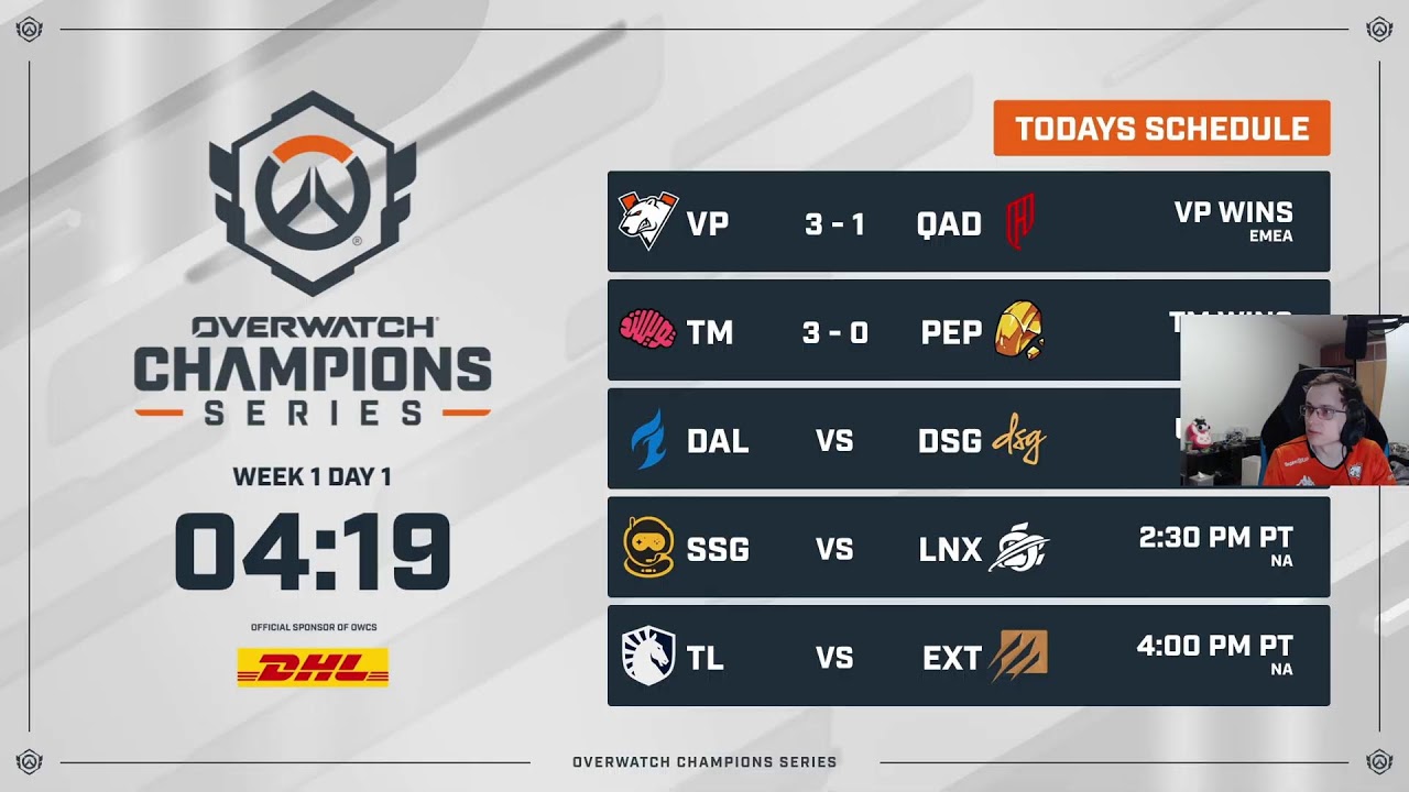 Коучинг с ГМ5 Винстоном, затем OWCS EMEA - Virtus.pro vs AlQadsiah и Twisted Minds vs PEPS.