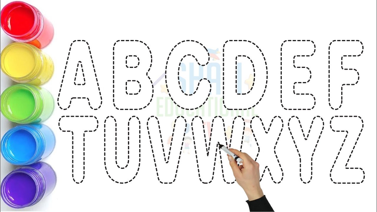 Learn ABC Alphabet with Colors 🎨 | ABC Tracing for Kids | Preschool Learning Video