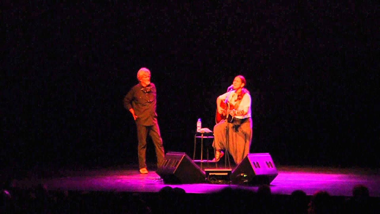 Marta Gomez and Kris Kristofferson