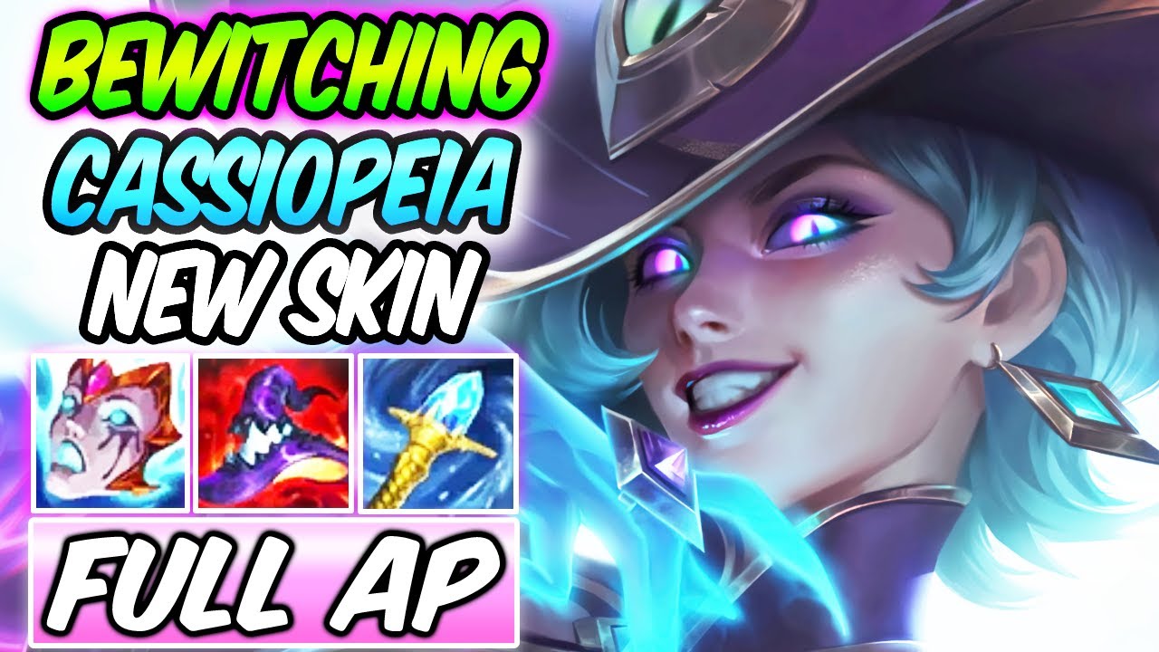 S+ NEW BEWITCHING CASSIOPEIA HALLOWEEN SKIN FULL AP MID GAMEPLAY | Build & Runes | League of Legends