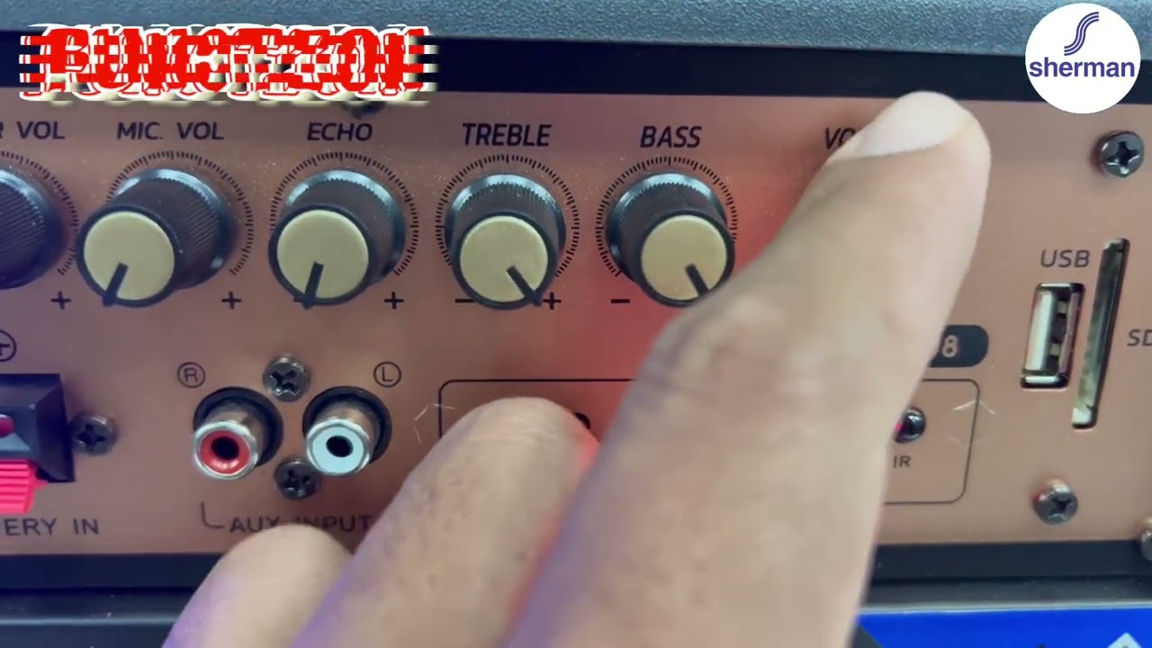 !New! Review ลำโพงอเนกประสงค์ 6.5 นิ้ว (Sherman APS-108) กำลังขับ 60W(rms)