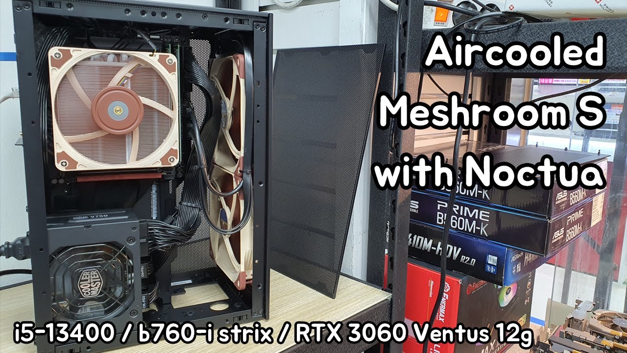 Aircooled Meshroom S with Noctua ... 녹투아를 한번도 안쓴사람은 있지만, 한번만 쓴 사람은 없지.