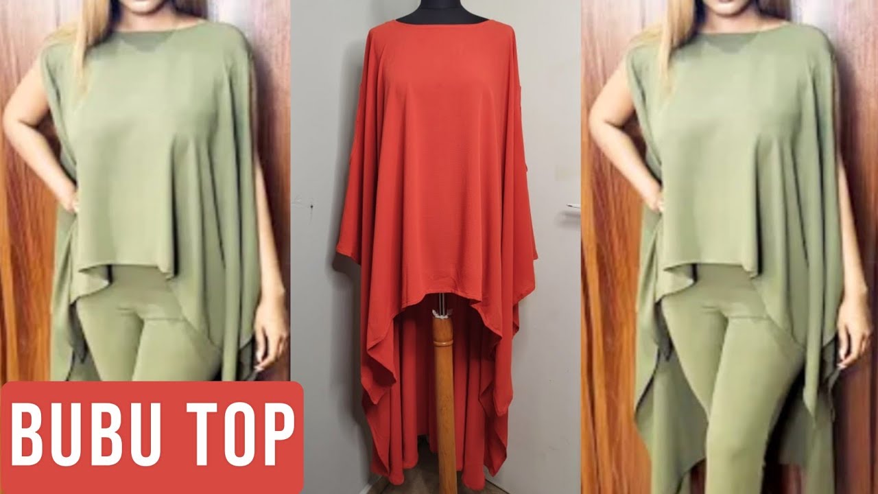 Как сделать топ «Бубу» | Agbada Top