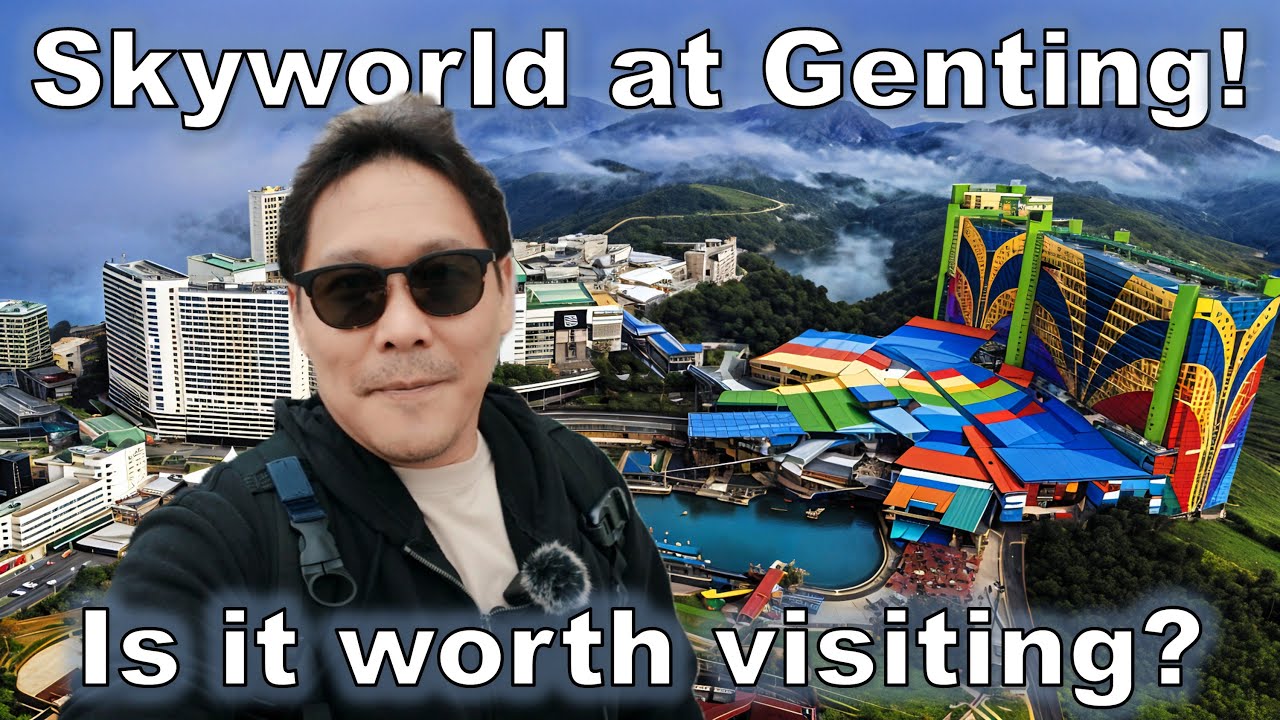 🎢 Genting Highlands SkyWorld Theme Park Vlog | From Singapore to Malaysia 🇸🇬➡️🇲🇾