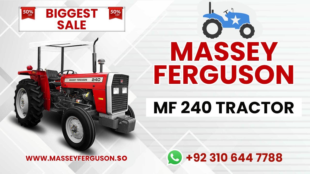 Massey Ferguson MF 240 - 50HP Tractors For Sale in Somalia