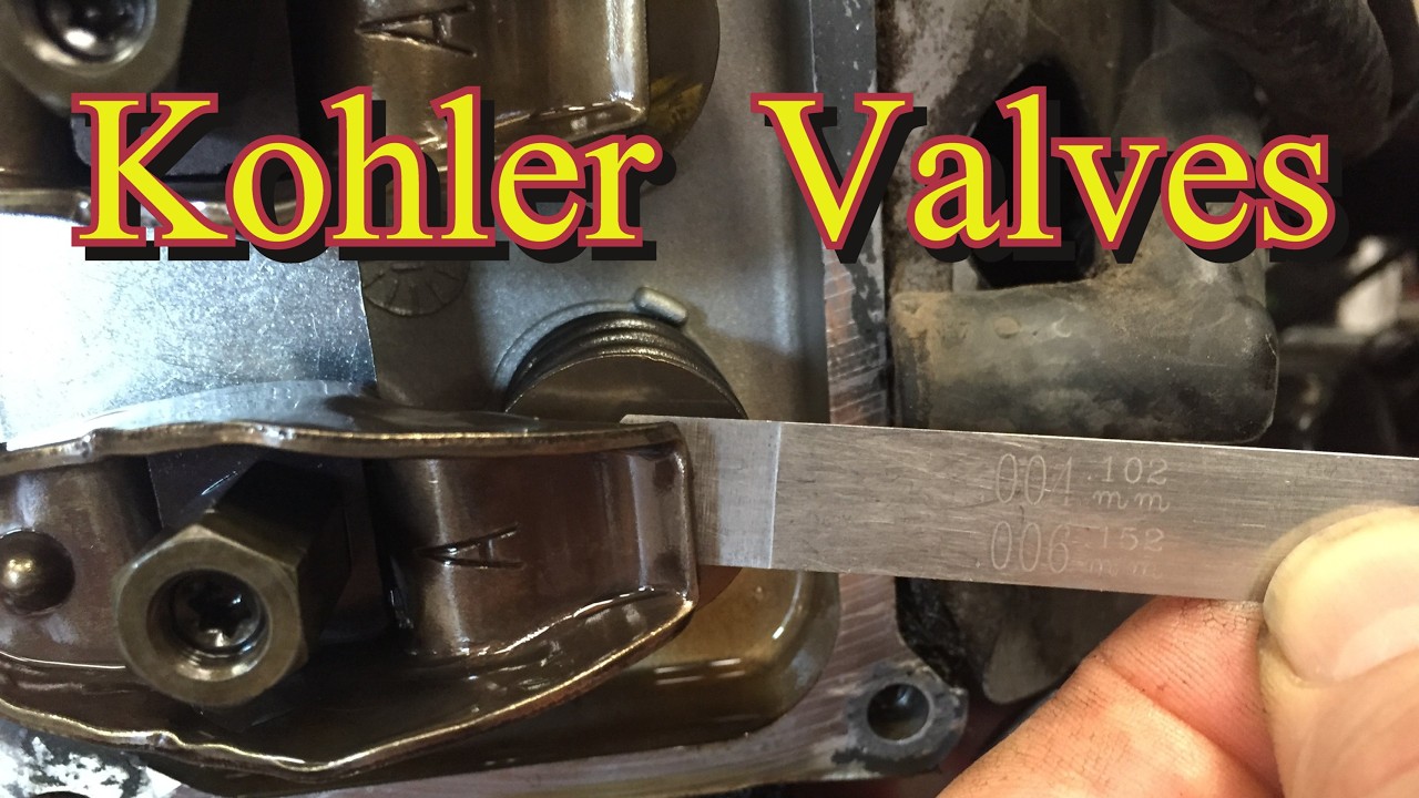 Регулировка зазоров клапанов KOHLER V-Twin для двигателей Courage/7000 и других. Шаг за шагом