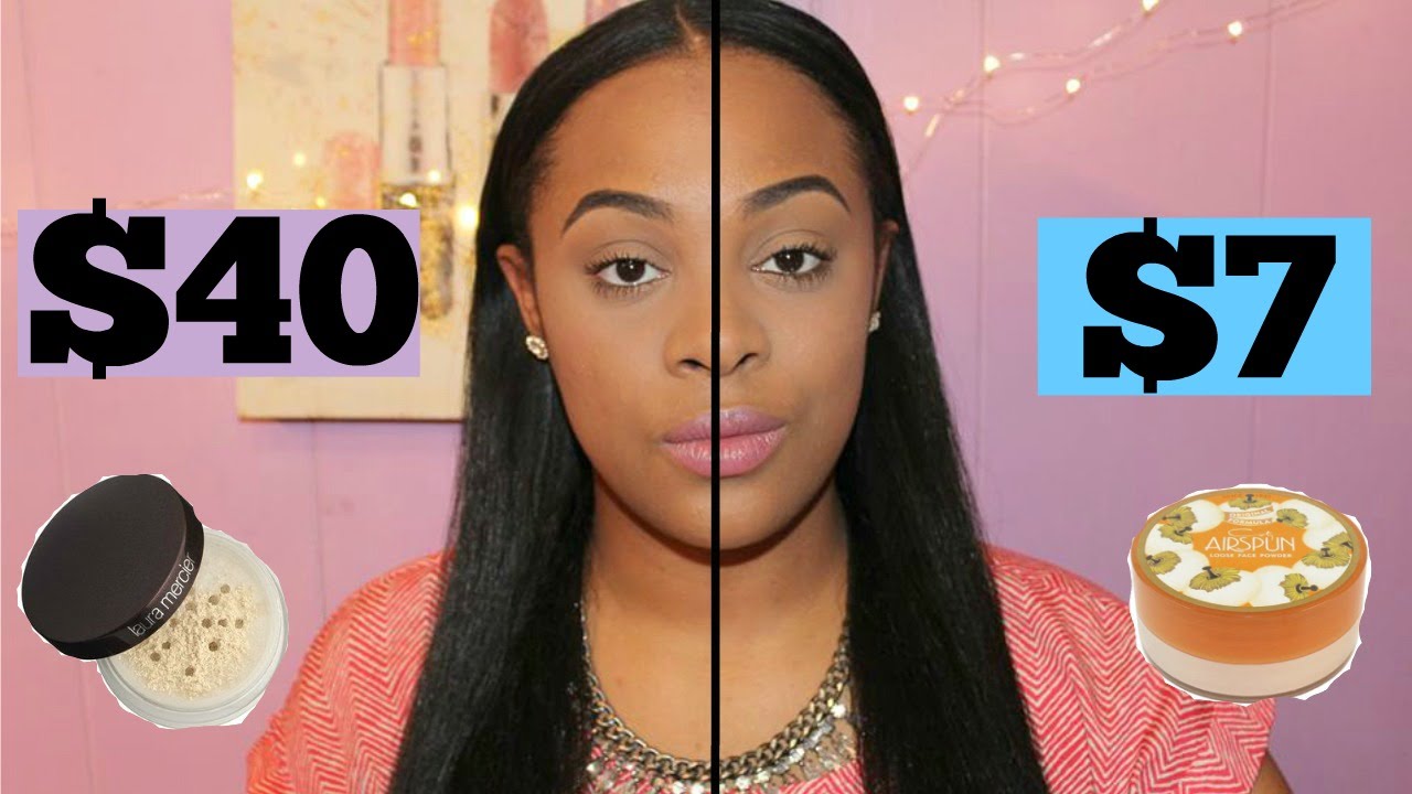 Laura Mercier Powder VS Coty Airspun Loose Face Powder! CHEAP DUPE TEST