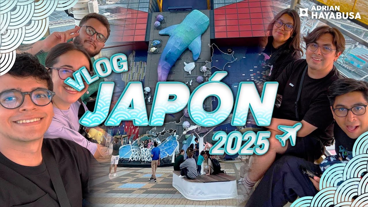 PASEO por el ACUARIO DE OSAKA + LLEGADA a TOKYO