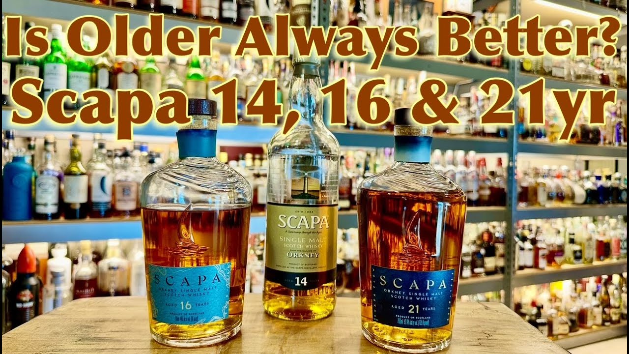 Scapa 14, 16 & 21 Year Single Malts!