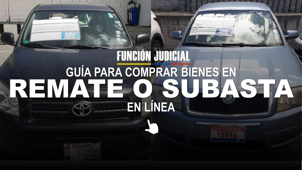 Guía para Comprar Bienes en Remate o Subasta en Ecuador