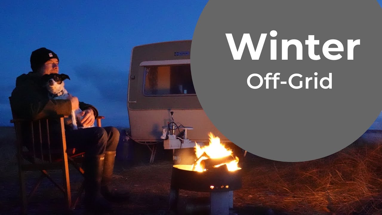 One night in the Outer Hebrides; Winter in a Vintage Caravan