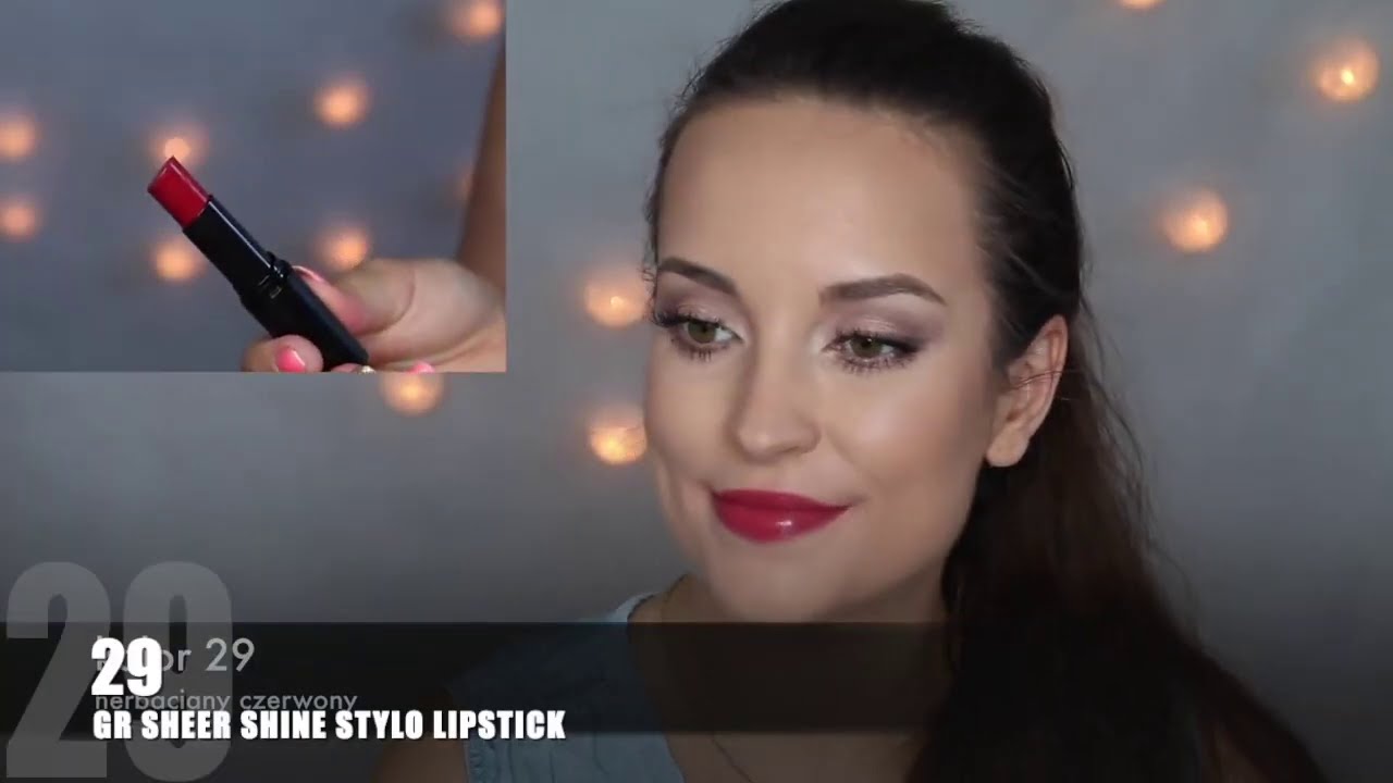 SHEER SHINE STYLO LIPSTICK GOLDEN ROSE SWATCH MAKE UP KLEUREN LIPPENSTIFT